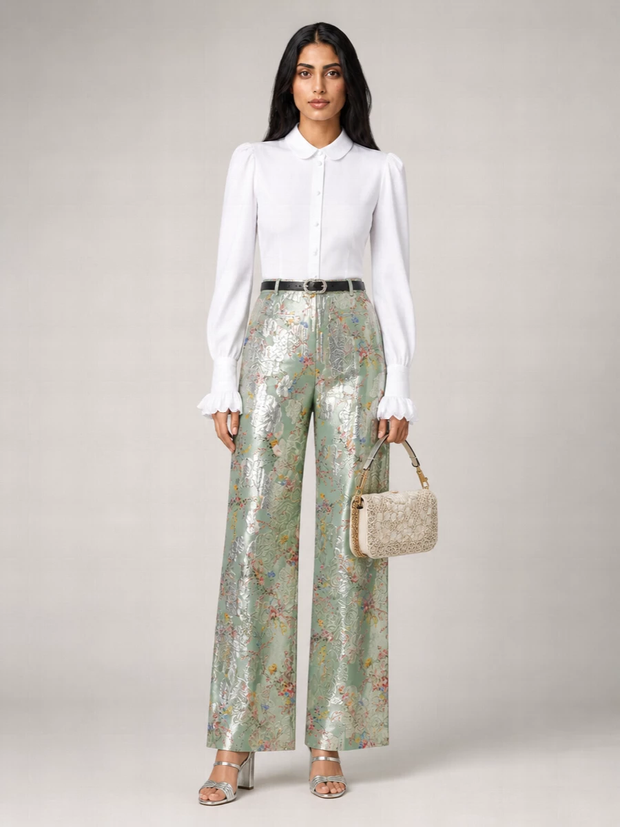 Valentino Wide-Leg Trousers