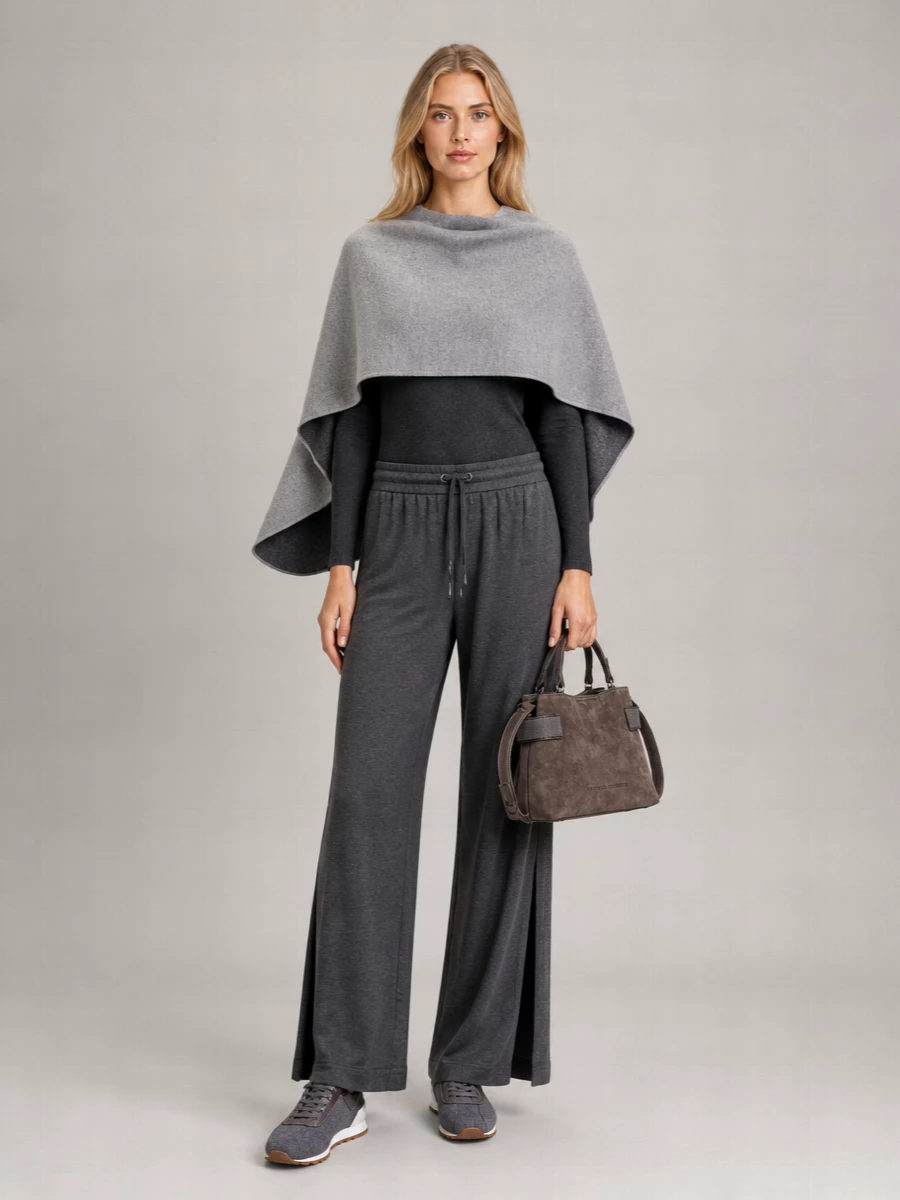Brunello Cucinelli Cotton Wide-Leg Lounge Pants