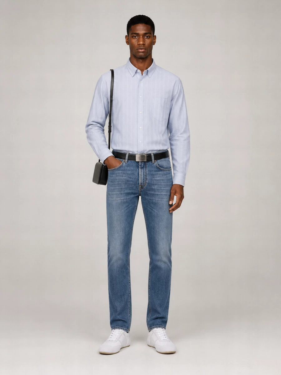 Acne Studios Denim Mid-Rise Skinny Jeans