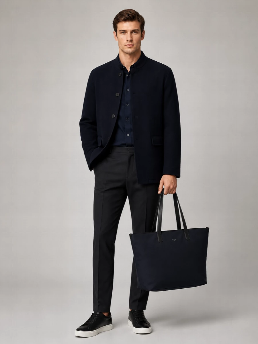 Emporio Armani Single-Breasted Coat