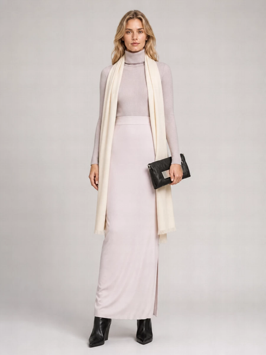 Rick Owens High-Rise Midi Skirt