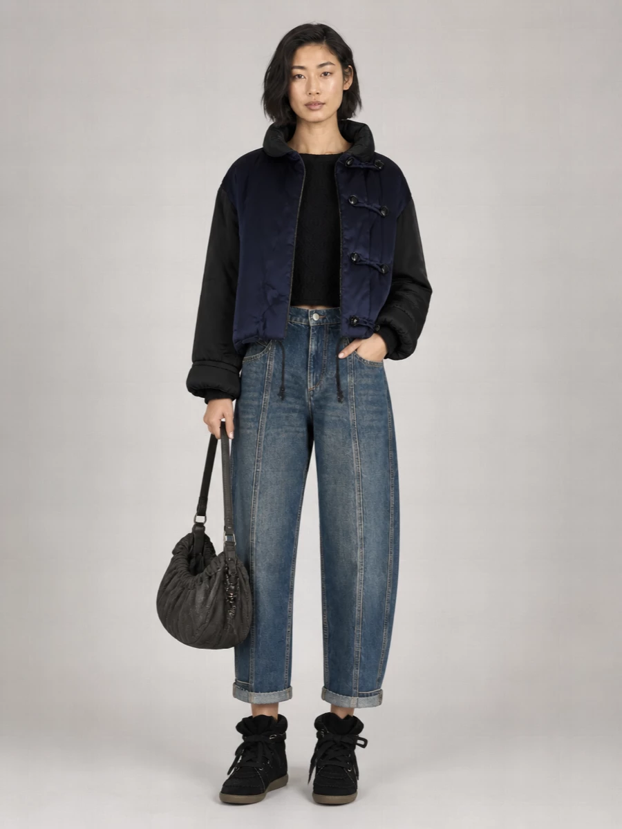 Isabel Marant silk oversized coat