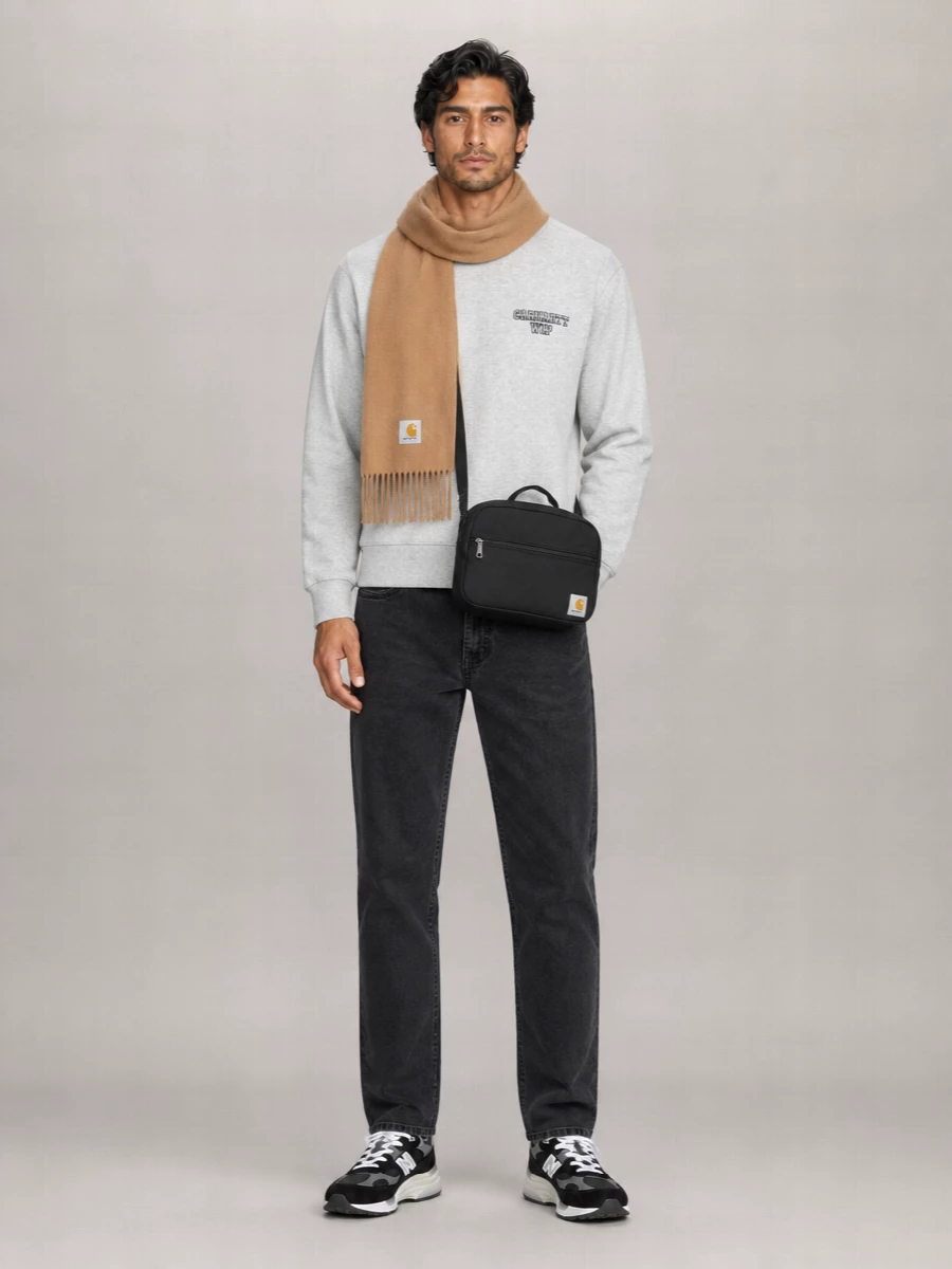 Carhartt Wip Cotton Loose-Fit Logo-Embroidered Sweatshirt