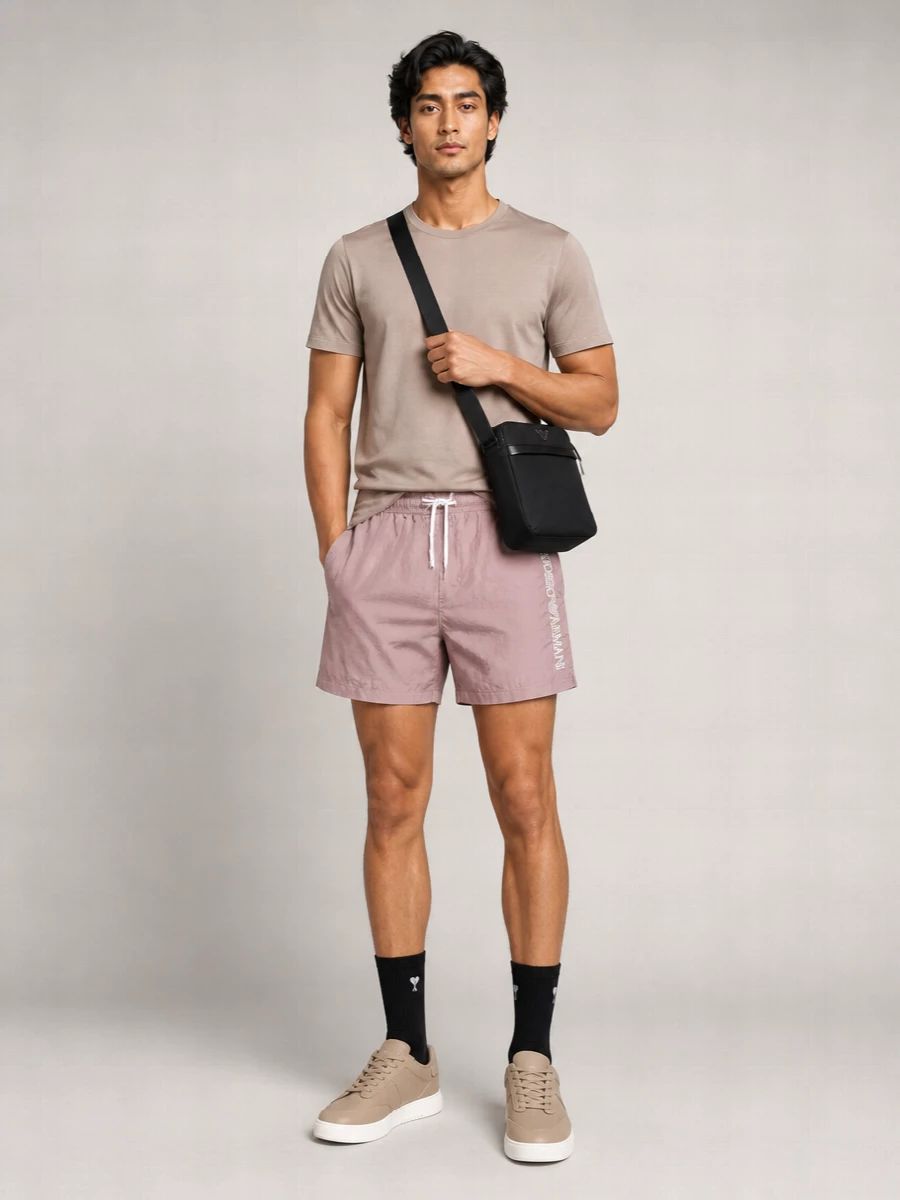 Emporio Armani Crinkled Swim Shorts