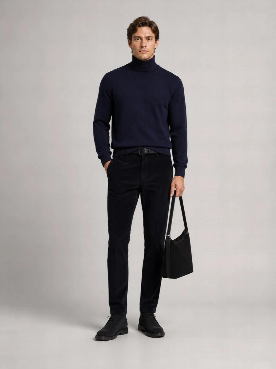 Dondup Ribbed Low-Rise Slim-Fit Chinos