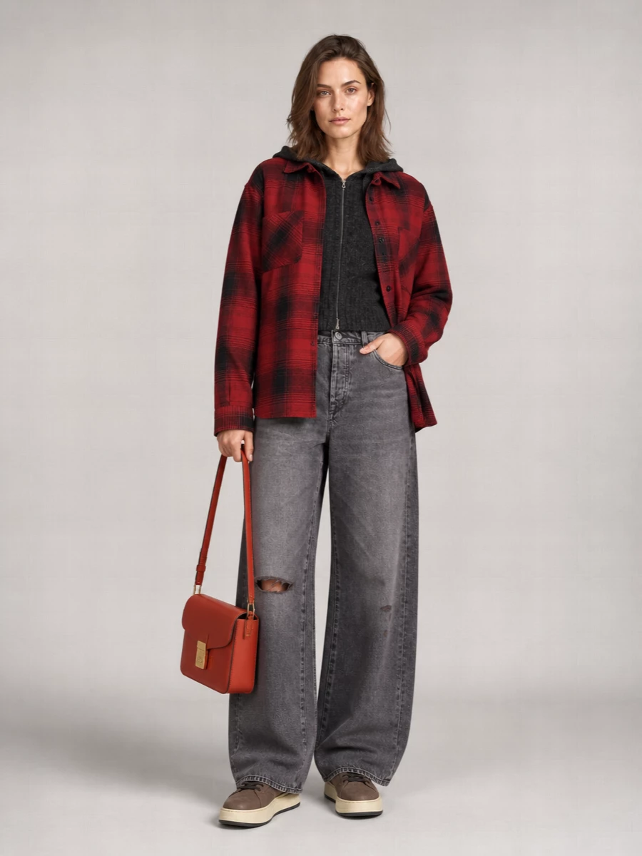 Our Legacy Checked Cotton Fitted Jacket