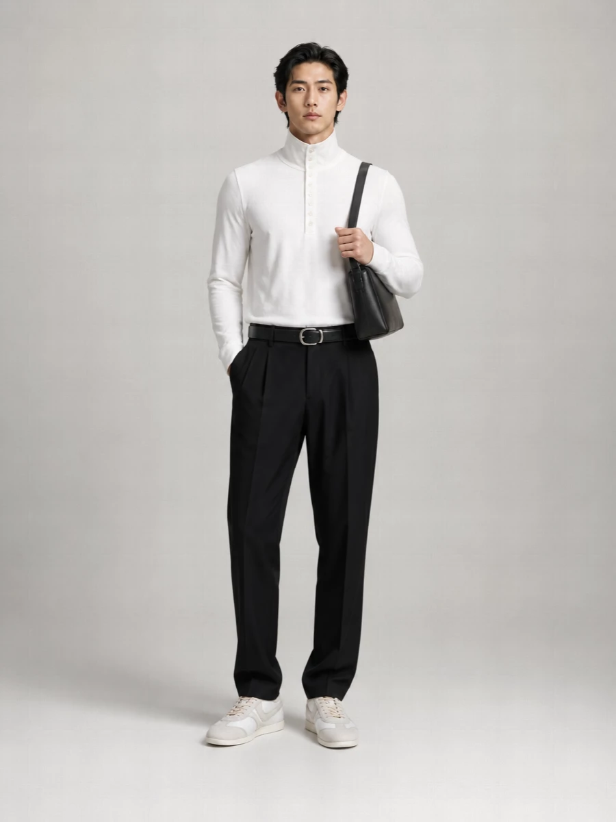 Dries Van Noten Oversized Cotton Polo Shirt