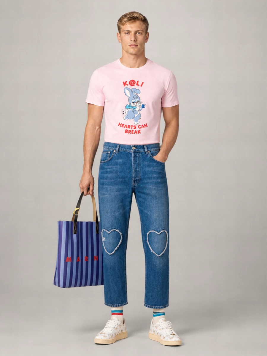 Valentino Garavani Leather Printed Low Top Sneakers