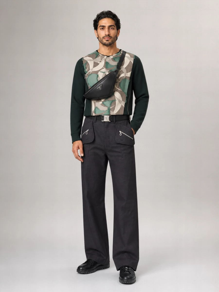 Kiko Kostadinov Virgin Wool Wide-Leg Trousers