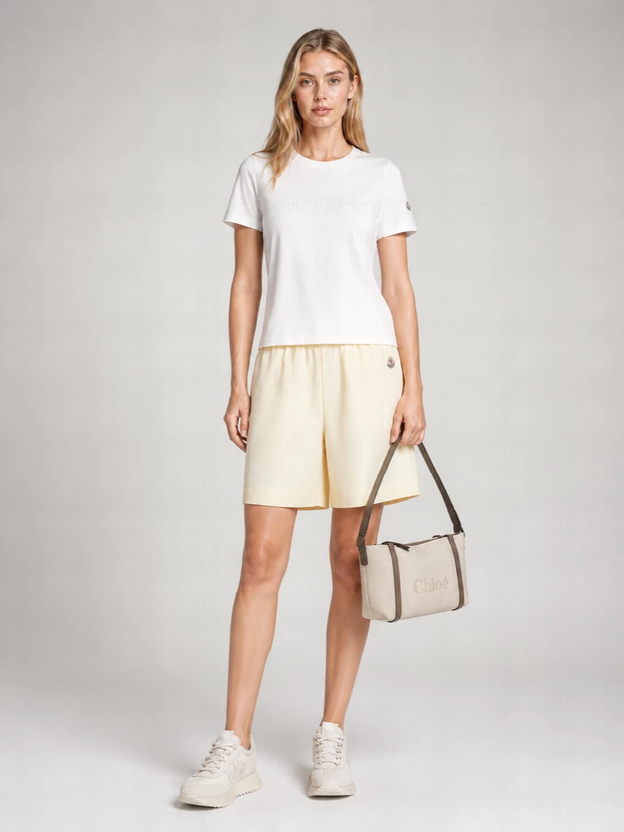 Moncler Cotton Knee-Length Shorts
