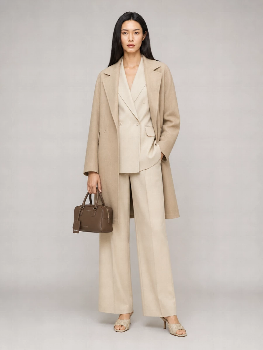 Max Mara Linen Trench Coat