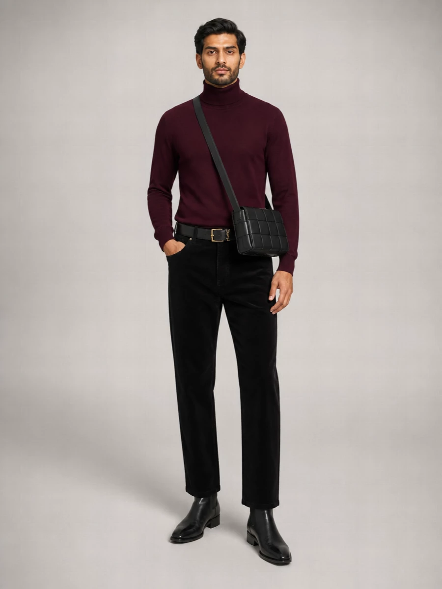 Saint Laurent Wool Turtleneck Sweater