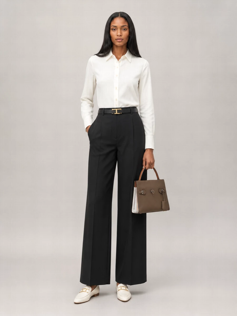 Tory Burch Pleated Cotton Shirt
