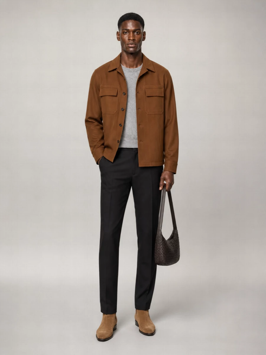 Zegna Cashmere Overshirt Jacket