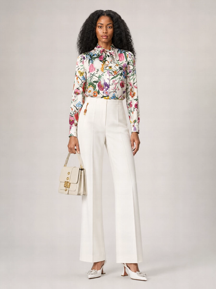 Amina Muaddi Leather Crystal-Embellished Slingback Pumps