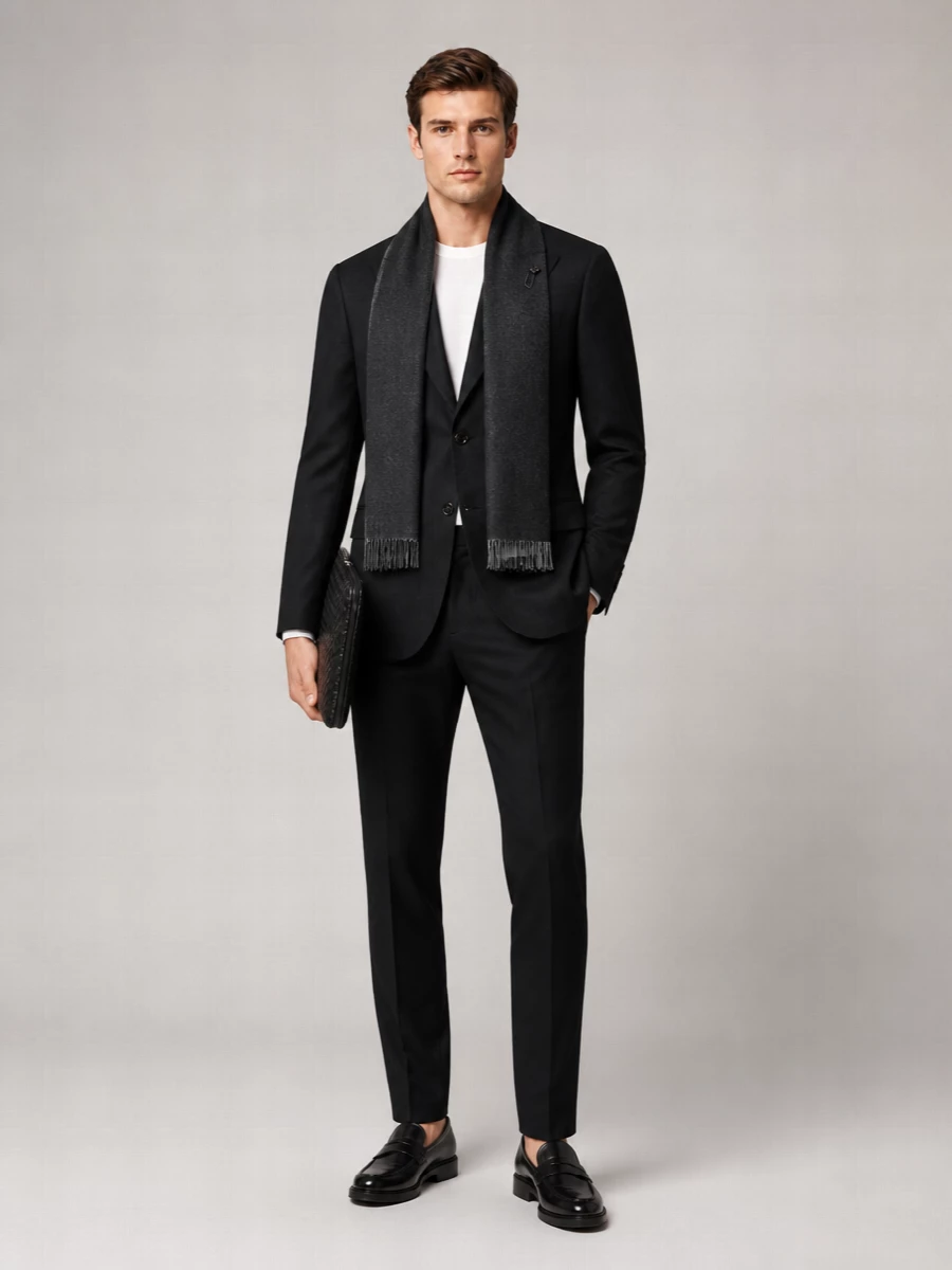 Lardini Wool Single Breasted Suit
