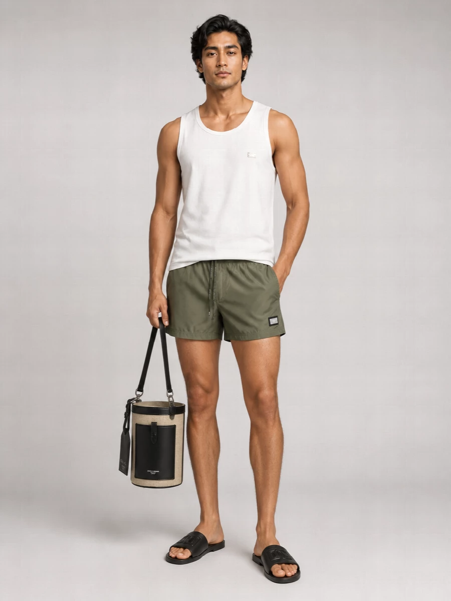 Dolce&Gabbana Logo-Detail Swim Shorts