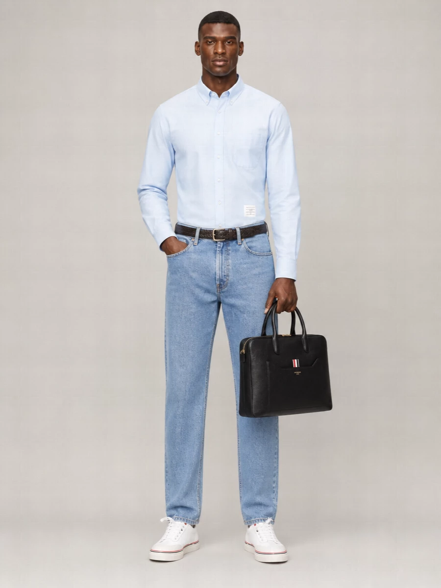 Thom Browne Straight-Leg Denim Jeans