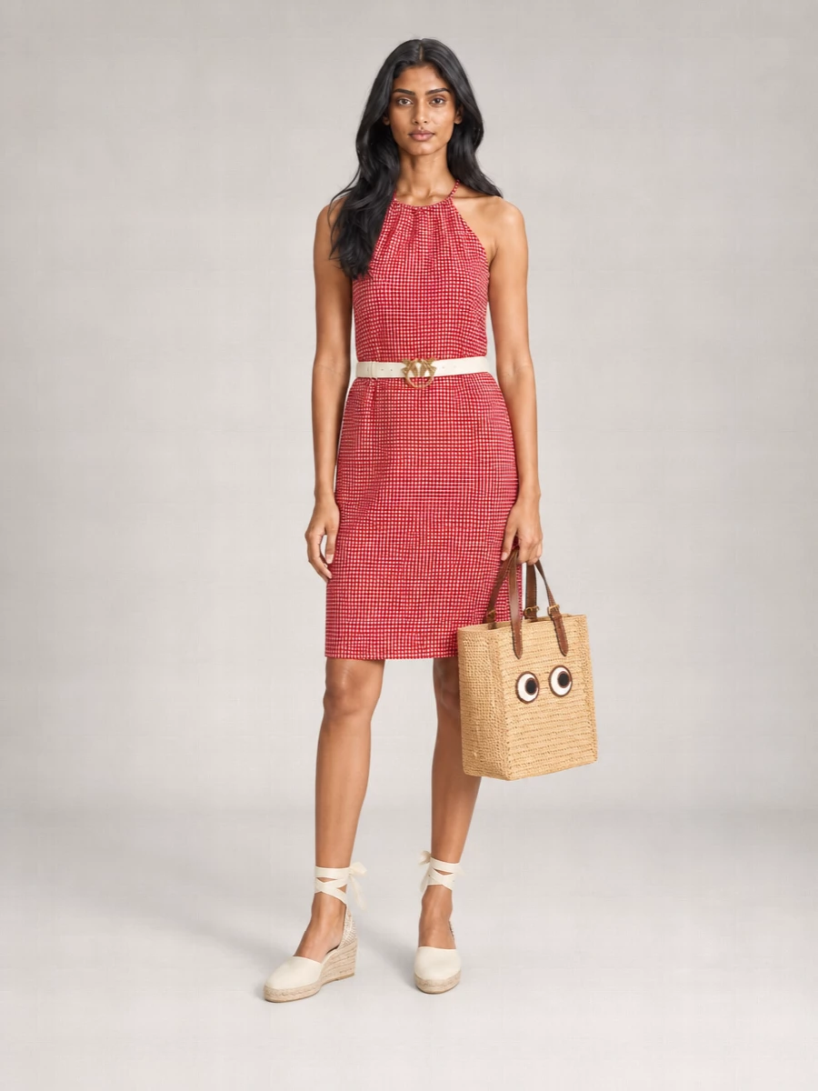 Anya Hindmarch Eyes Raffia Tote Bag