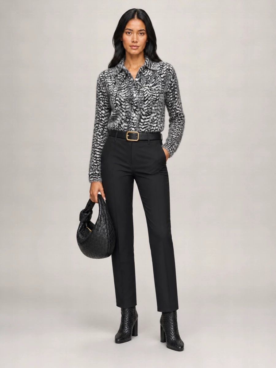 Bottega Veneta Viscose Jumper With Fil Coupé Feathers