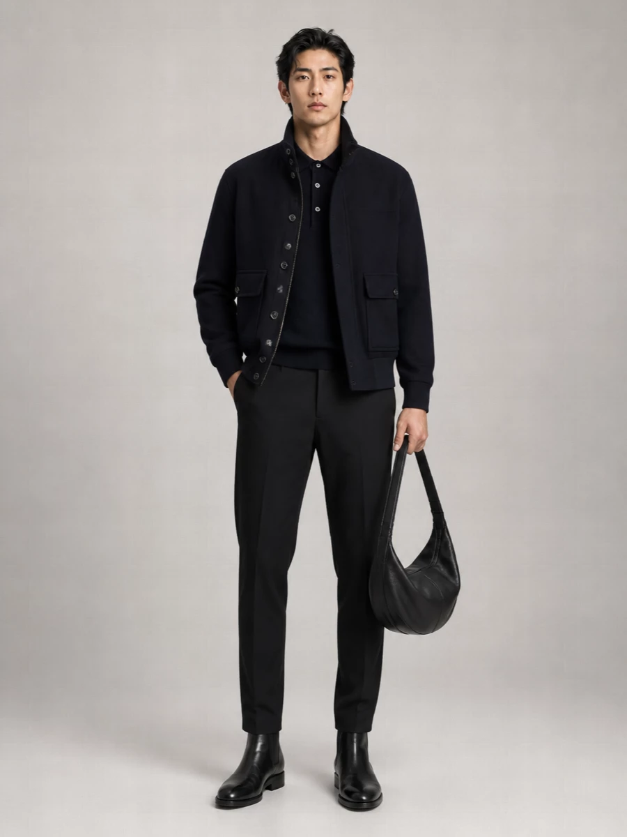 Lardini Cashmere Single Breasted Coat