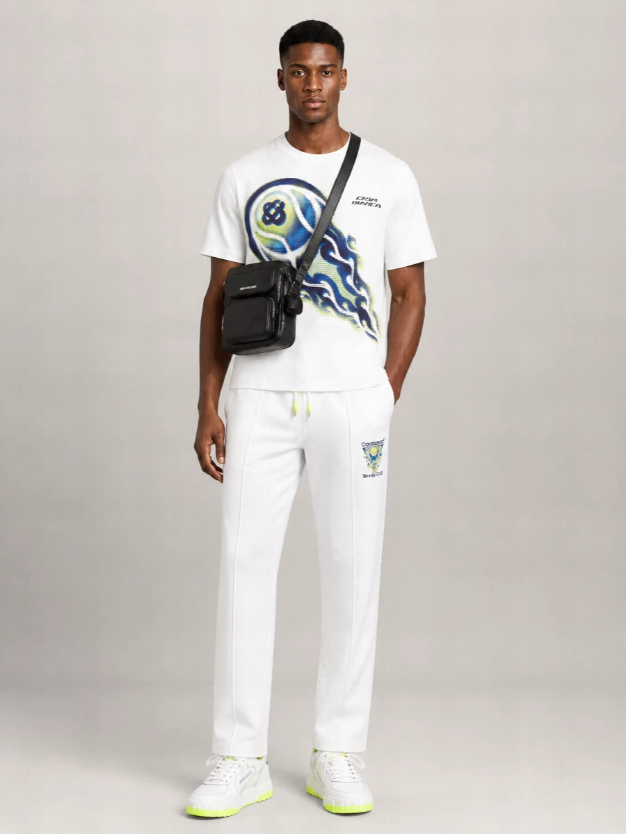 Casablanca Flaming Tennis Ball T-Shirt