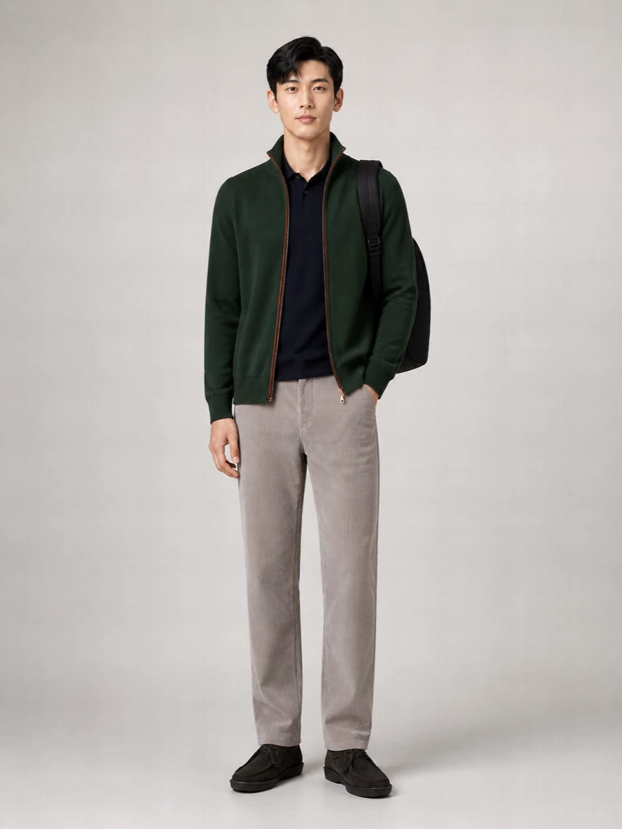 Paul Smith merino wool zip-up cardigan