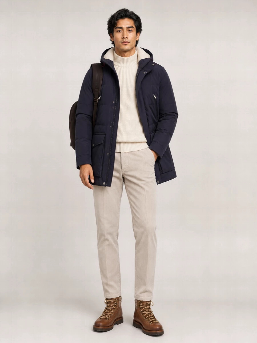 Brunello Cucinelli Quilted Hooded Padded Coat