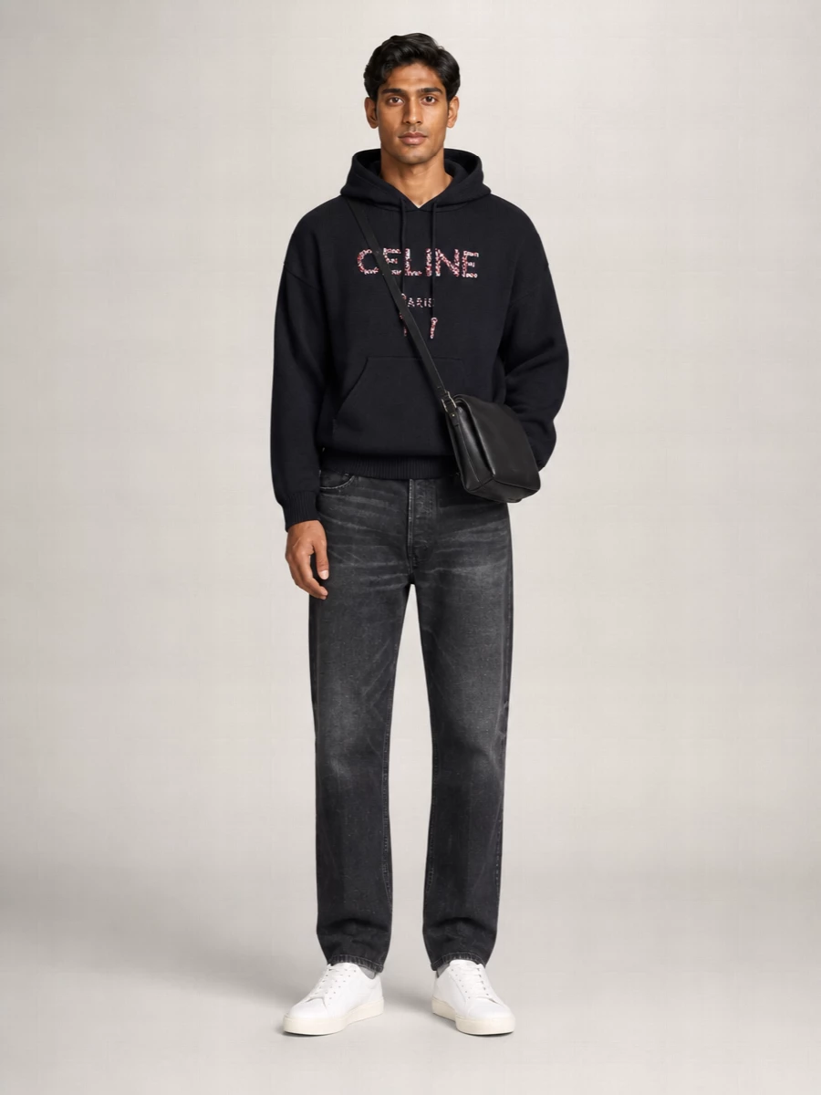 Celine Knit Hoodie