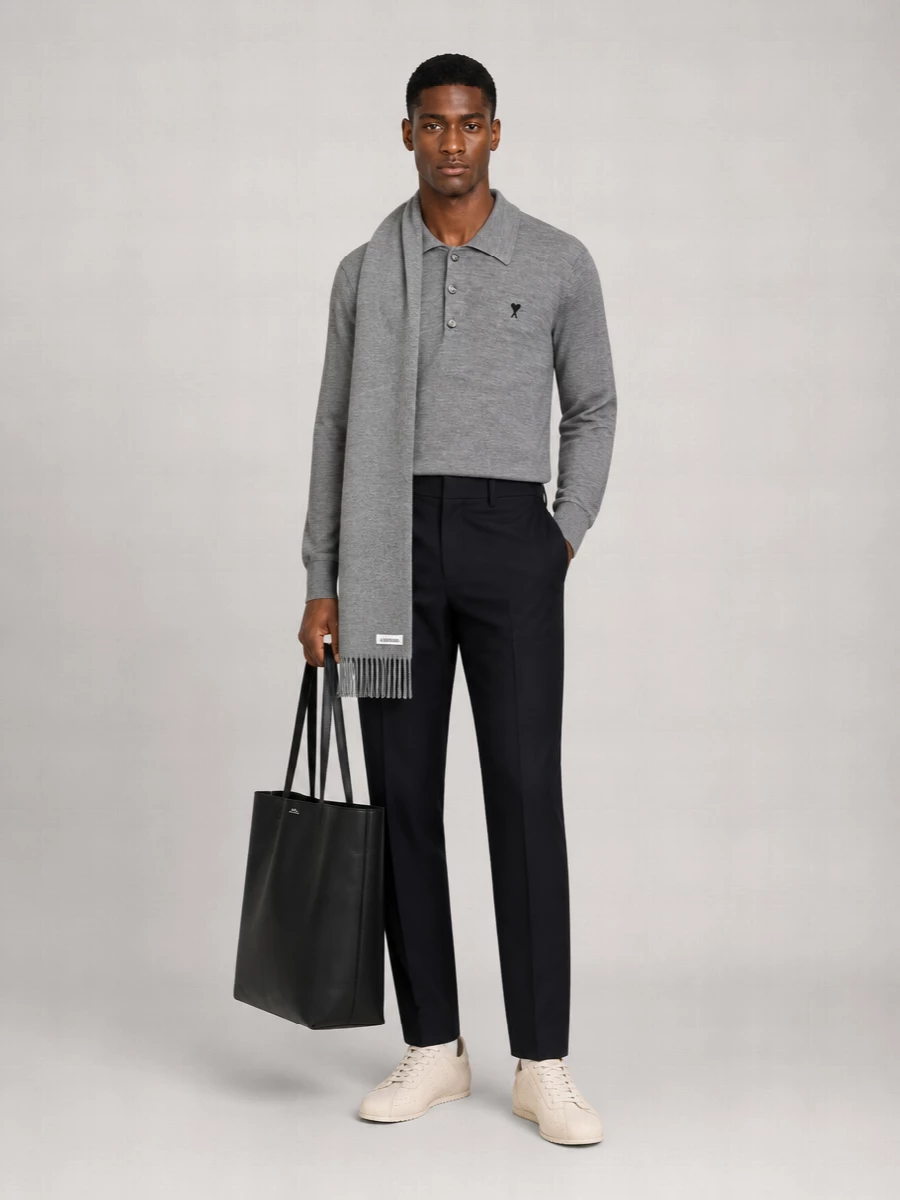 Jacquemus Brushed Rectangular Wool-Blend Scarf