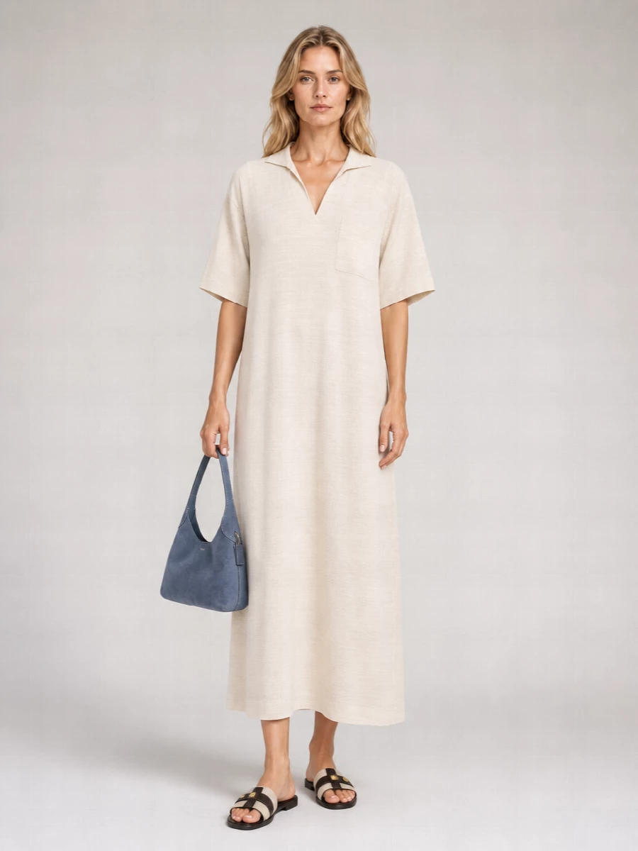 Tory Burch Cotton Leather Slides