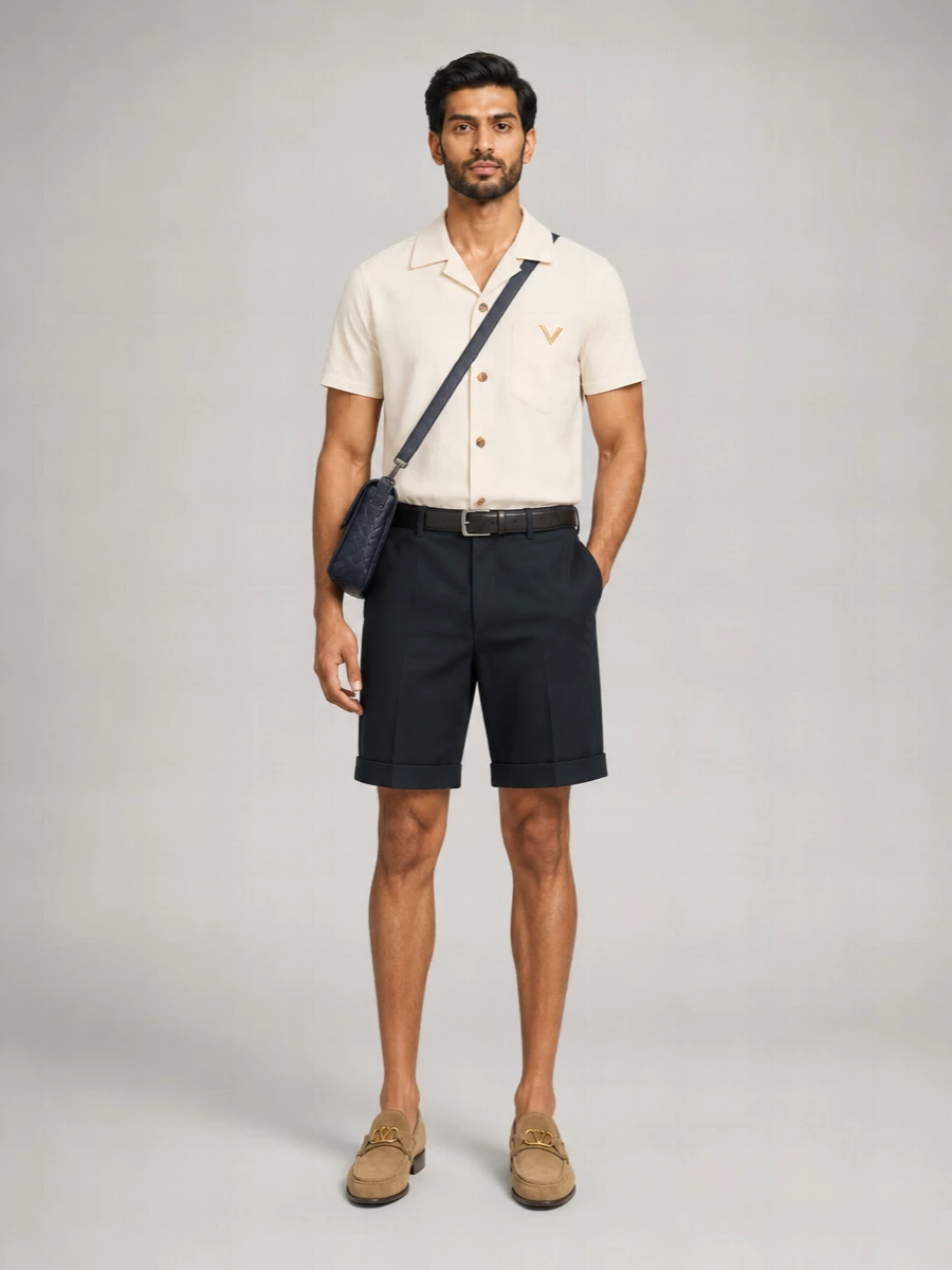 Valentino Garavani Cotton Cropped Trousers