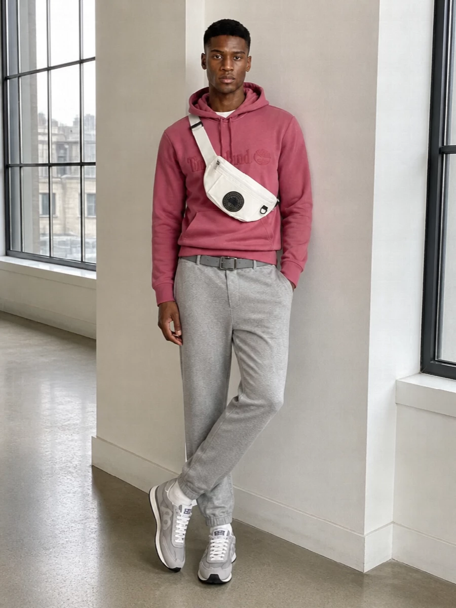 Timberland hoodie grey joggers dg sneakers