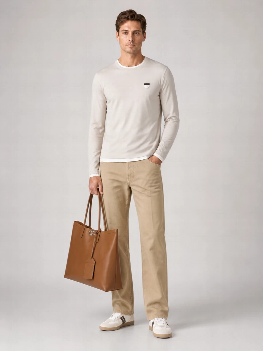 Valentino Garavani Leather Tote Bag