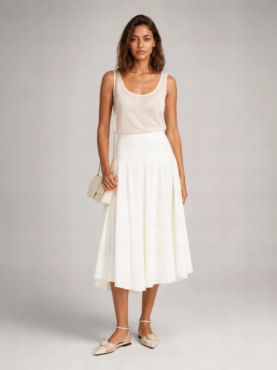 Ami Paris Silk Camisole