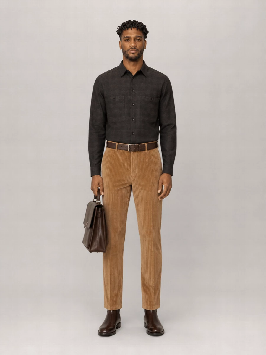 Dolce&Gabbana Corduroy Straight-Leg Trousers