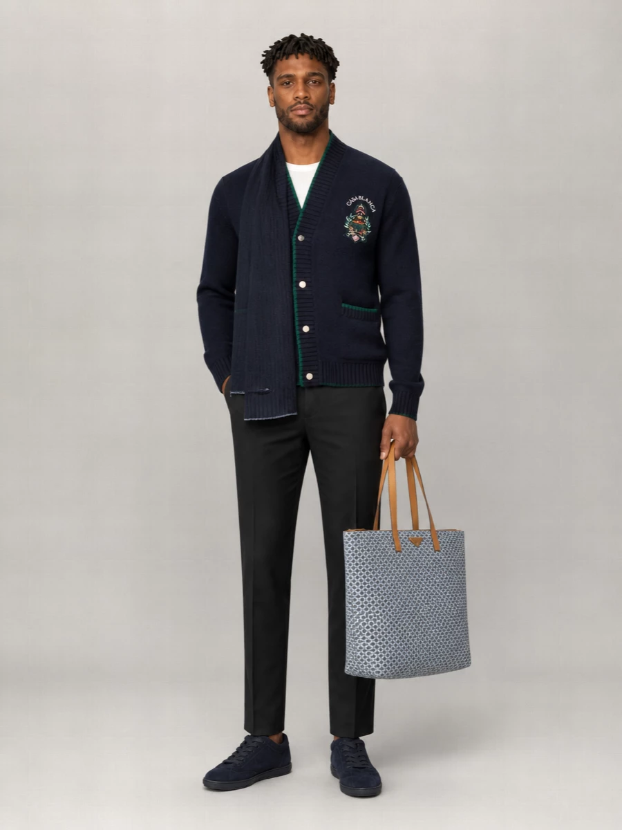 Casablanca Embroidered Cardigan