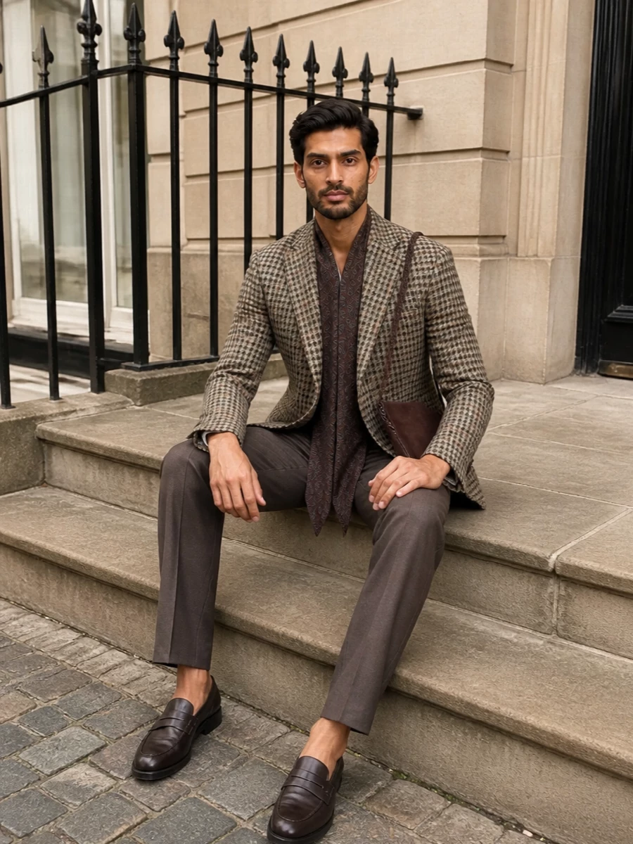Tagliatore blazer pt torino trousers tods loafers