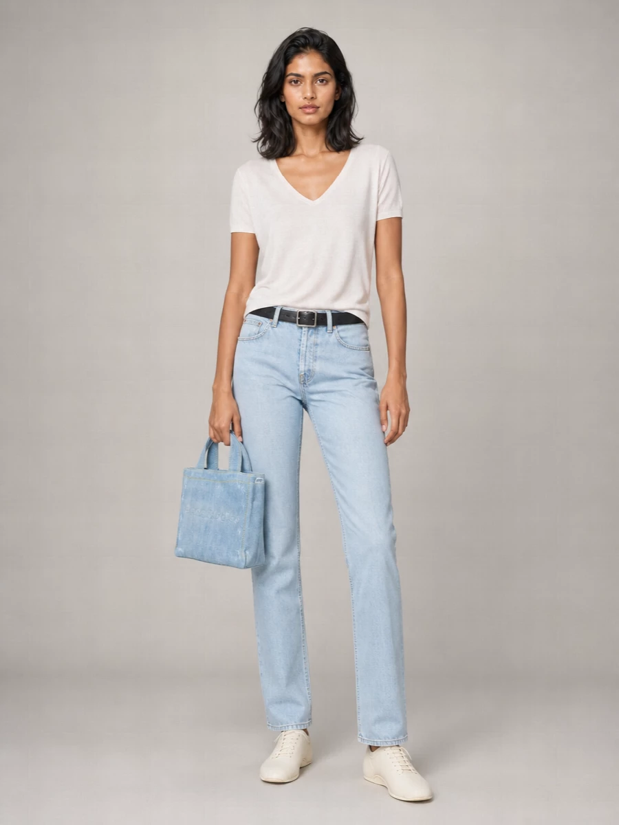 Dondup Lyocell Wide-Leg Trousers