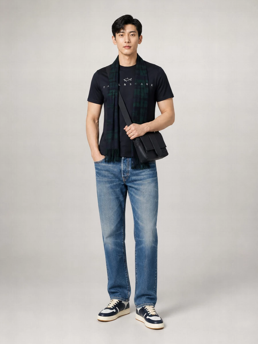 Paul & Shark Logo Print T-Shirt