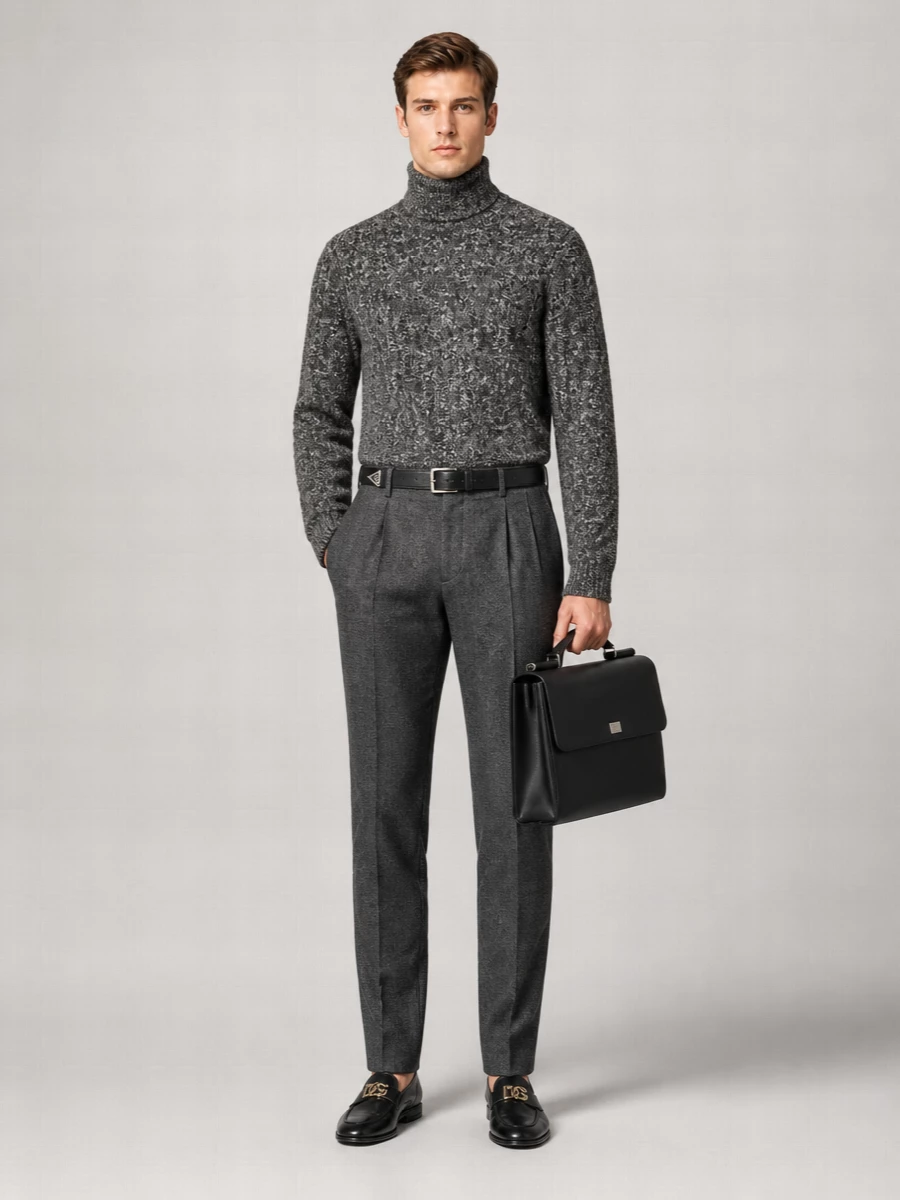 Dolce&Gabbana Virgin Wool Tailored Trousers