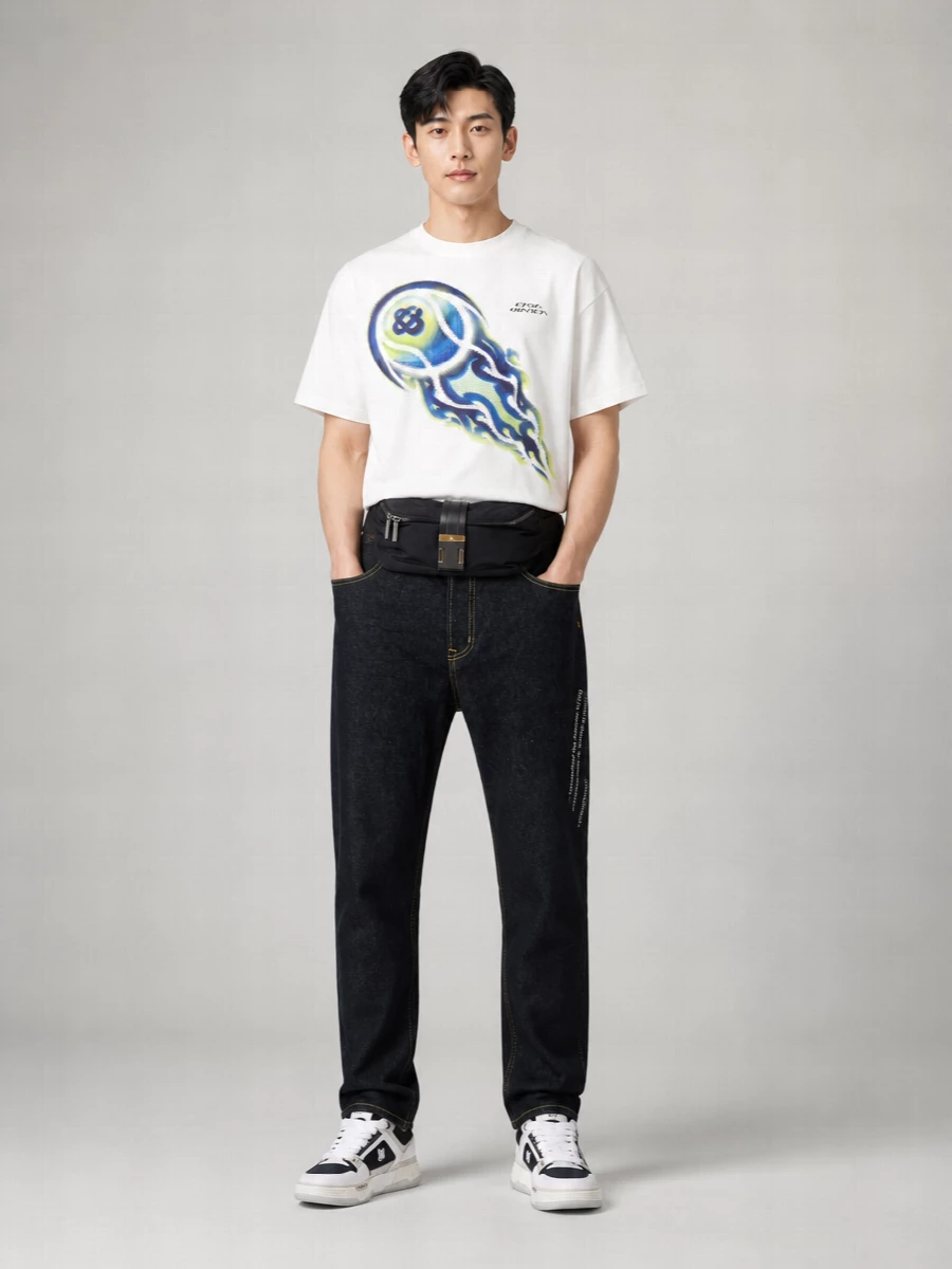 Amiri Calfskin Leather Low-Top Sneakers