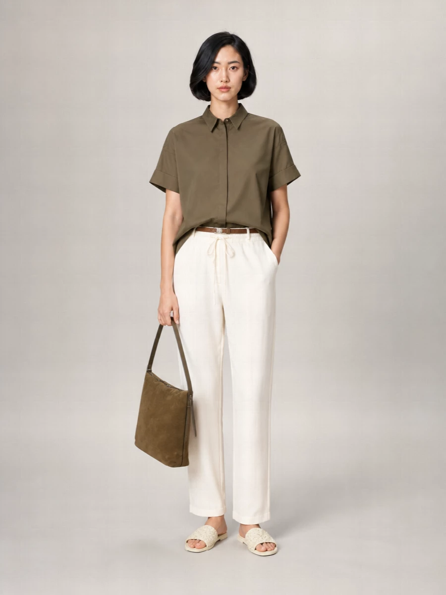 A.p.c. Vera Maxi Leather Shoulder Bag