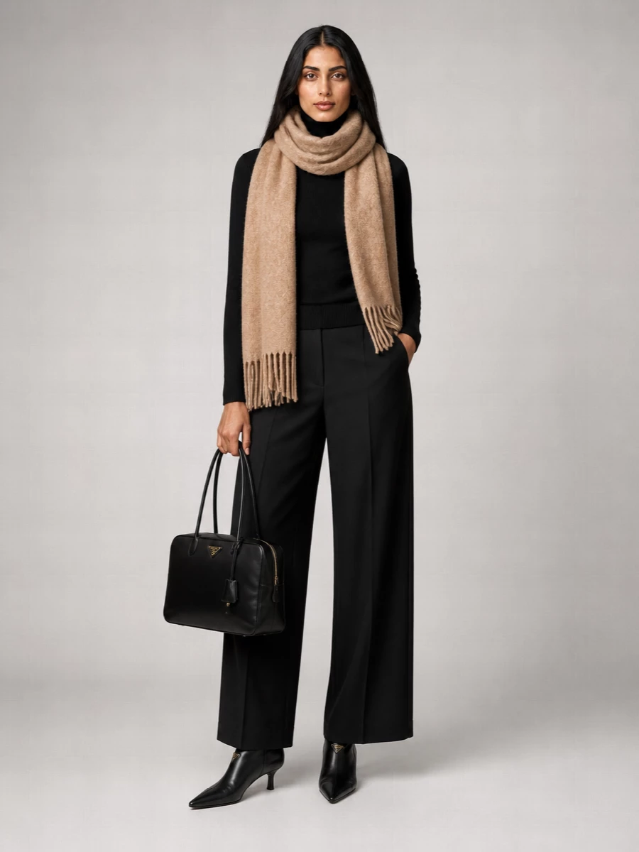 Max Mara Cashmere Ribbed Turtleneck Sweater