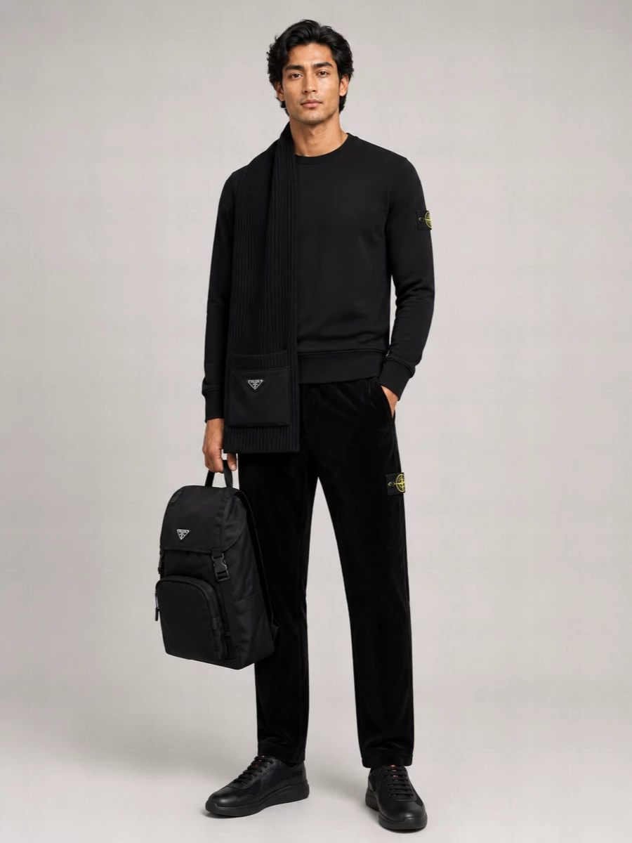Stone Island Cotton Crewneck Sweatshirt