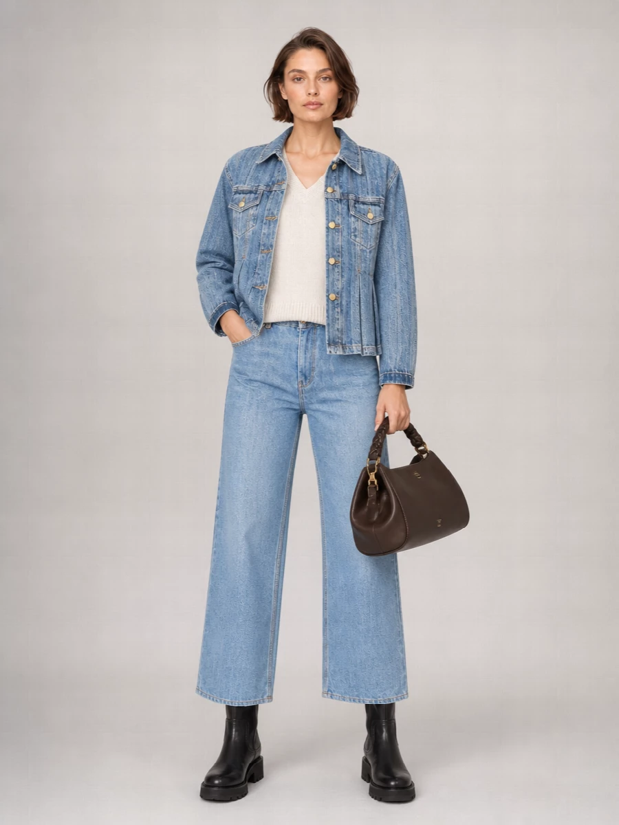 Ganni Denim Regular-Fit Jacket