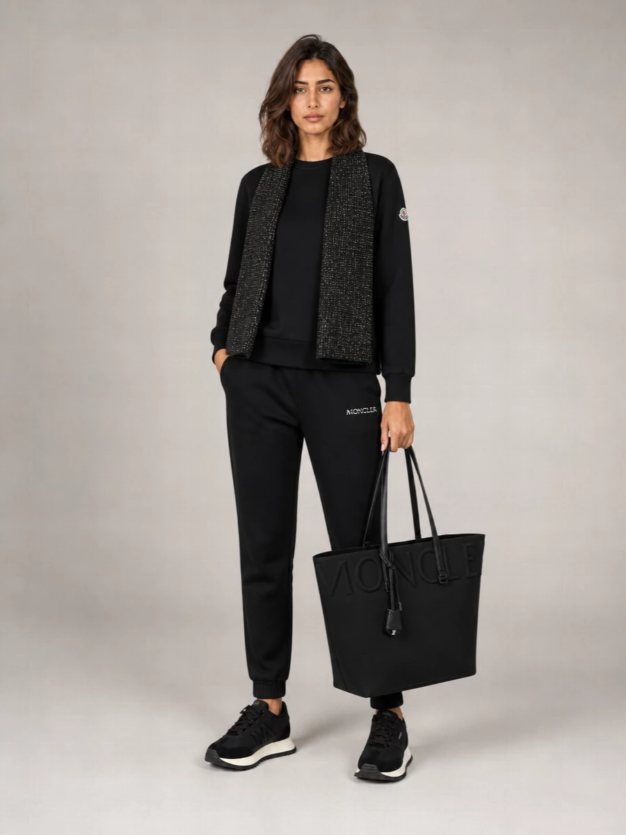 Moncler Ribbed Crewneck Sweatshirt