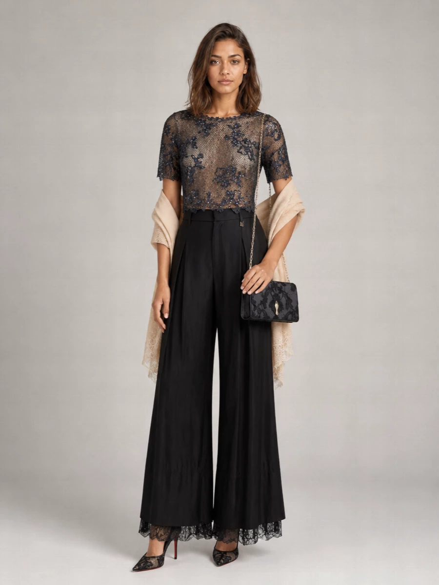 Brunello Cucinelli Sequined Crewneck Blouse