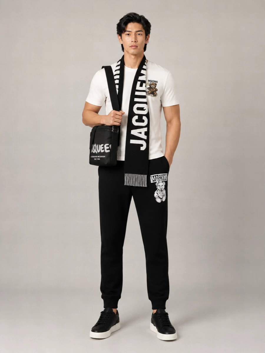 Moschino Printed Cotton T-Shirt