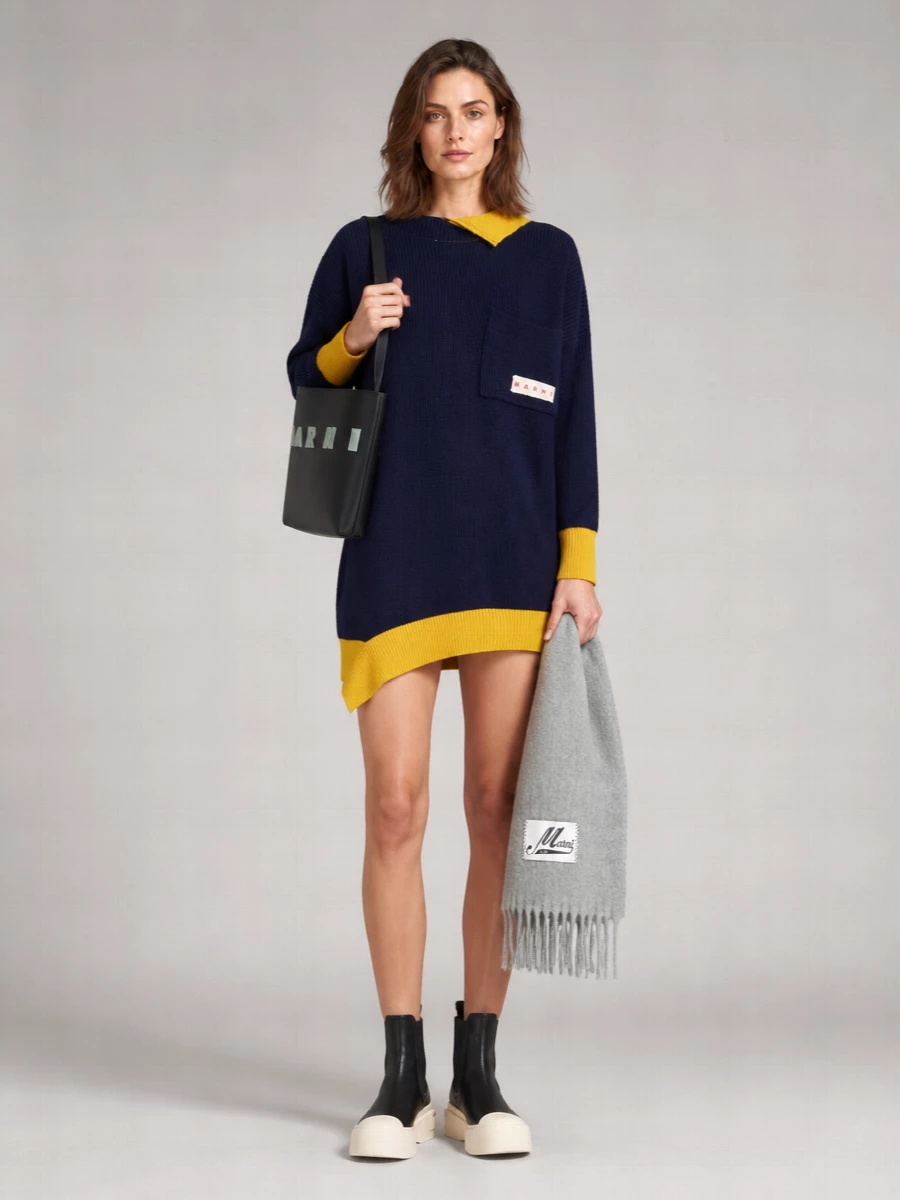 Marni Ribbed Midi Dress